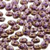 DUO14496 - 10 Grams Transparent Crystal Lustre Violet 2.5x5mm Superduo Beads