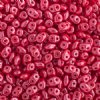 10 Grams Opaque Coral Red Lustre 2.5x5mm Super Duo Beads