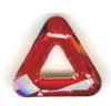 1 20mm Swarovski Red Magma Triangle
