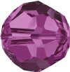 10 4mm Round Fuchsia Swarovski Beads