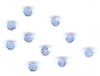 10 4mm Round Swarovski Light Sapphire
