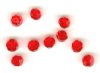 10 4mm Round Swarovski Light Siam
