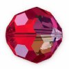 10 4mm Round Swarovski Light Siam AB