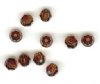10 4mm Round Swarovski Smoke Topaz