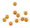 10 4mm Round Swarovski Topaz