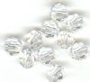 10 6mm Round Swarovski Beads - Crystal 