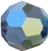 10 6mm Round Swarovski Beads - Montana AB
