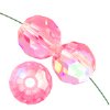 10 6mm Round Swarovski Beads - Rose AB