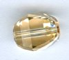 1 8mm Golden Shadow Swarovski Lucerna Bead