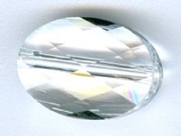 1 14x10mm Crystal Swarovski Oval Bead
