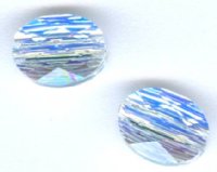 2 8x6mm Crystal AB Swarovski Mini Oval Beads