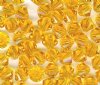 25 4mm Sunflower Swarovski Bicone Beads