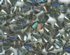 25 6mm Silver Night Crystal Swarovski Bicone Beads