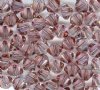 25 4mm Antique Pink Swarovski Bicone Beads