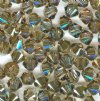 25 4mm Swarovski Bronze Shade Bicone Beads