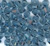 25 4mm Denim Swarovski Bicone Beads