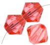 25 4mm Padparadscha Swarovski Bicone Beads