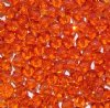 25 4mm Tangerine Swarovski Bicone Beads