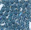 25 5mm Denim Swarovski Bicone Beads