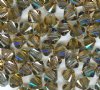 25 6mm Swarovski Bronze Shade Bicone Beads