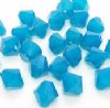 25 Caribbean Blue Opal 6mm Bicone Swarovski