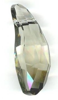 1 28mm Black Diamond Aquiline Swarovski Bead