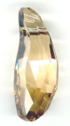1 28mm Crystal Golden Shadow Aquiline Swarovski Bead