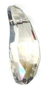 1 28mm Crystal Silver Shade Aquiline Swarovski Bead