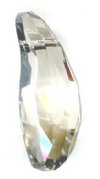 1 28mm Crystal Silver Shade Aquiline Swarovski Bead