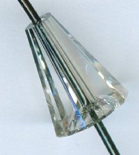 1 12mm Swarovski Silver Shade Artemis Bead