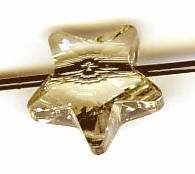 12mm Swarovski Crystal Golden Shadow Star Bead