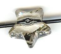 12mm Swarovski Crystal Silver Shade Star Bead