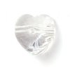 1 10mm Crystal Side Drilled Swarovski Heart
