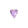 1 12mm Violet Swarovski Wild Heart Bead