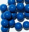 10 10mm Lapis Swarovski Pearls