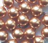 10 12mm Rose Gold Swarovski Pearls