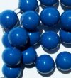 10 12mm Lapis Swarovski Pearls