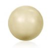 10 12mm Light Gold Swarovski Pearls