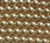 25 4mm Light Gold Swarovski Pearls