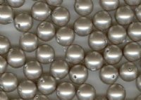 25 6mm Platinum Swarovski Pearls