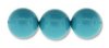 25 6mm Turquoise Blue Swarovski Pearls