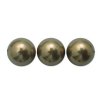 25 4mm Antique Brass Swarovski Pearls
