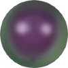 10 10mm Iridescent Purple Swarovski Pearl Beads