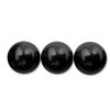 25 4mm Mystic Black Swarovski Pearls