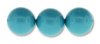25 8mm Turquoise Swarovski Pearl Beads
