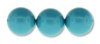 25 8mm Turquoise Swarovski Pearl Beads