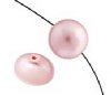 1, 14mm Rosaline Swarovski Coin Pearl Bead