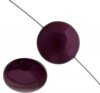1, 16mm Blackberry Swarovski Coin Pearl Bead