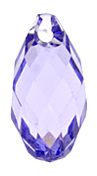 1 13x6.5mm Provence Lavender Swarovski Briolette Drop