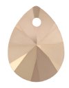 1 10mm Rose Gold 2x Swarovski Mini Pear Drop Pendant